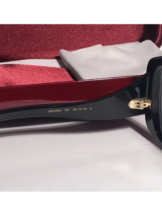 New Authentic Gucci GG1236o Black Women\'s Glasses main image 8